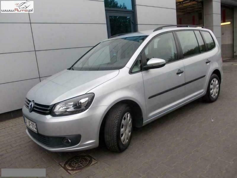 Srebrny (metalik) Używany 2010 VW Touran Minivan | 45 900 zł - Obraz 1/4