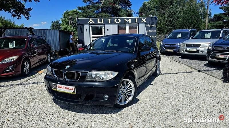 Czarny (metalik, perła) Używany 2008 BMW 116 Hatchback | 17 900 zł (Uczciwa cena) - Obraz 1/2