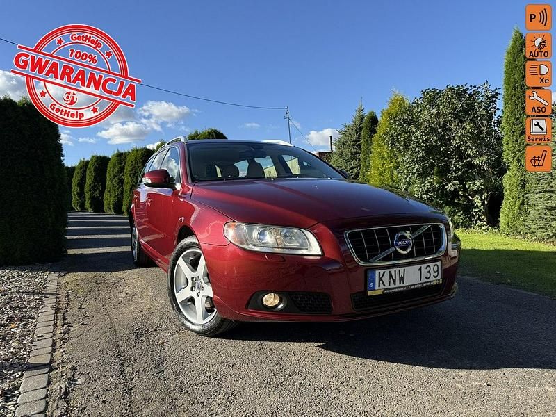 Bordowy (metalik) Używany 2009 Volvo V70 Kombi | 29 900 zł - Obraz 1/4