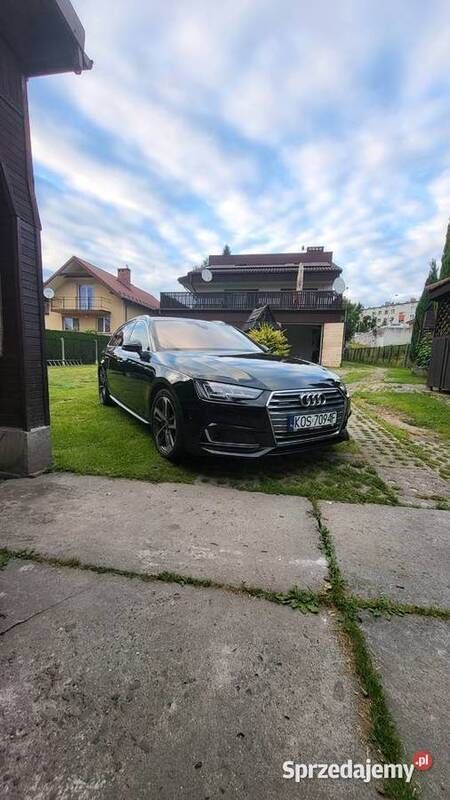 Czarny Używany 2018 Audi A4 S-Line Kombi | 94 000 zł - Obraz 1/4