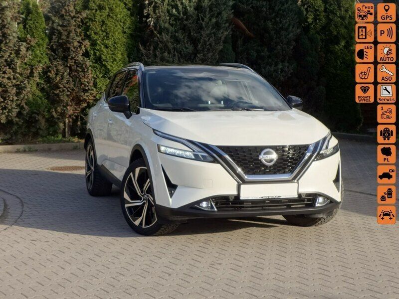 Biały Używany 2022 Nissan Qashqai Tekna+ SUV | 133 800 zł - Obraz 1/4