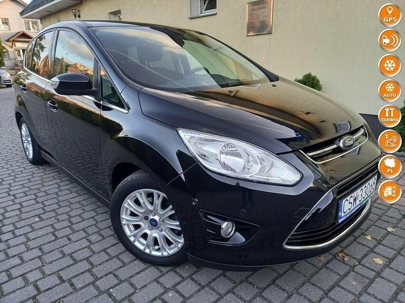Czarny Używany 2014 Ford C-MAX Titanium Minivan | 29 950 zł (Uczciwa cena) - Obraz 1/4