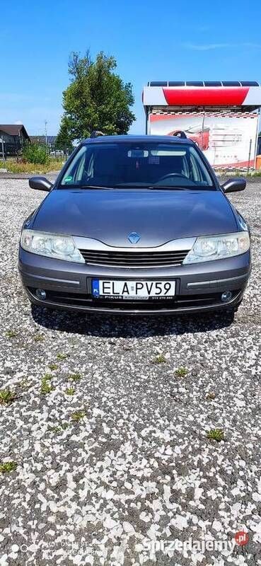 Szary Używany 2003 Renault Laguna II Sedan/Limuzyna | 7900 zł (Drogi) - Obraz 1/4