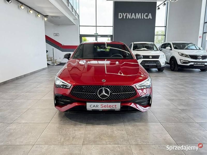 Bordowy Używany 2024 Mercedes CLA220 AMG line Sedan/Limuzyna | 174 900 zł - Obraz 1/3