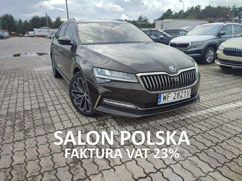 Brązowy (metalik) Używany 2019 Skoda Superb Sedan/Limuzyna | 138 900 zł - Obraz 1/4