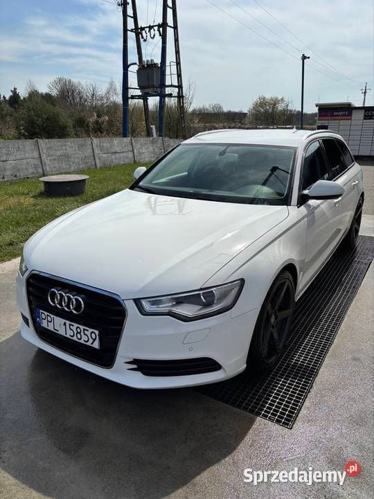 Biały Używany 2014 Audi A6 Kombi | 49 900 zł (Dobra cena) - Obraz 1/4