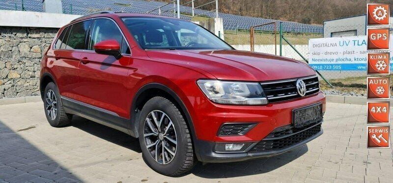 Używany VW Tiguan Highline 150 KM (110 kW) 2018 Czerwony SUV