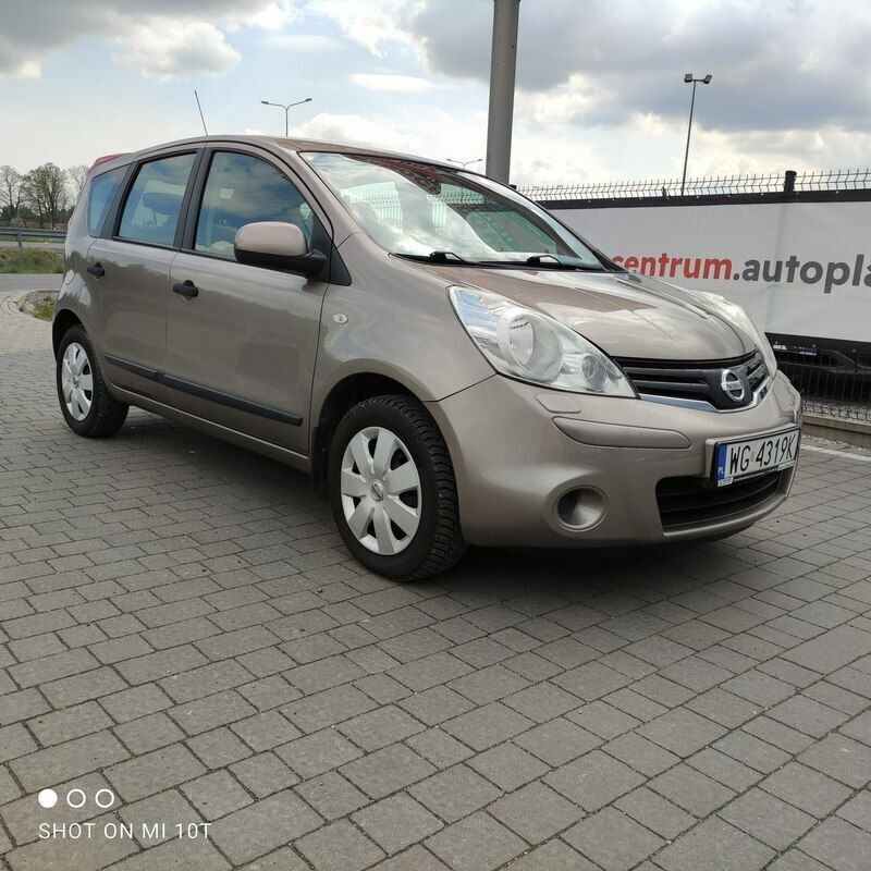 Brązowy Używany 2011 Nissan Note Minivan | 25 800 zł (Dość drogi) - Obraz 1/4