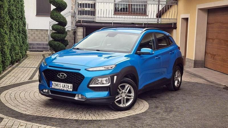Niebieski (metalik) Używany 2018 Hyundai Kona SUV | 49 900 zł (Uczciwa cena) - Obraz 1/4