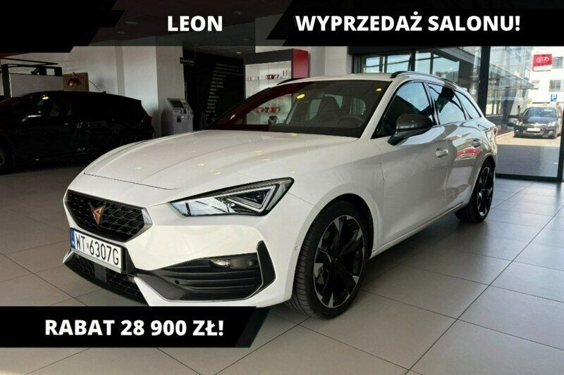 Biały Używany 2024 Cupra Leon Sedan/Limuzyna | 129 900 zł (Uczciwa cena) - Obraz 1/4