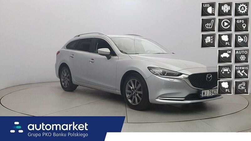 Srebrny Używany 2023 Mazda 6 Center-Line Kombi | 114 850 zł (Uczciwa cena) - Obraz 1/4