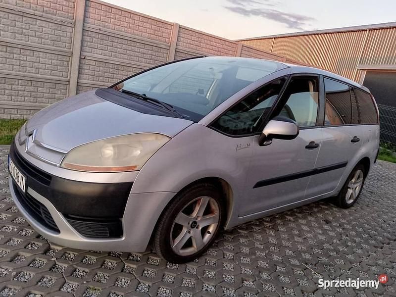 Srebrny Używany 2007 Citroën Grand C4 Picasso Minivan | 9900 zł (Uczciwa cena) - Obraz 1/4