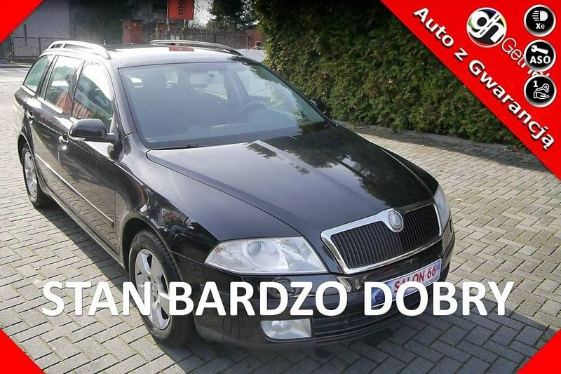 Czarny (metalik) Używany 2008 Skoda Octavia Kombi | 14 600 zł - Obraz 1/4