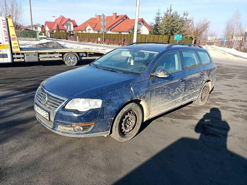 Granatowy Używany 2008 VW Passat Kombi | 3950 zł (Super Cena) - Obraz 1/4