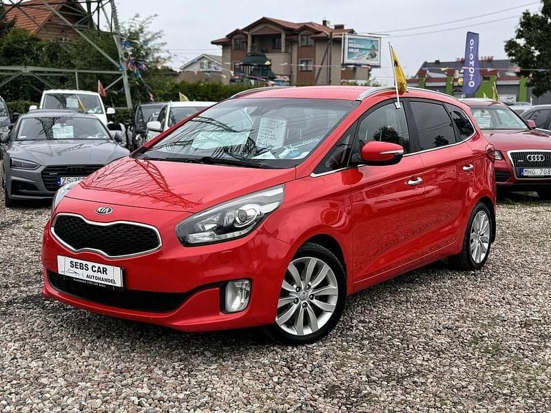 Czerwony ciemny (metalik) Używany 2013 Kia Carens 2 Minivan | 29 900 zł (Uczciwa cena) - Obraz 1/4