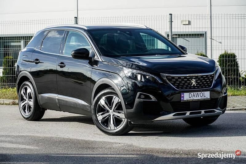 Czarny Używany 2018 Peugeot 3008 GT-line SUV | 72 900 zł (Drogi) - Obraz 1/4