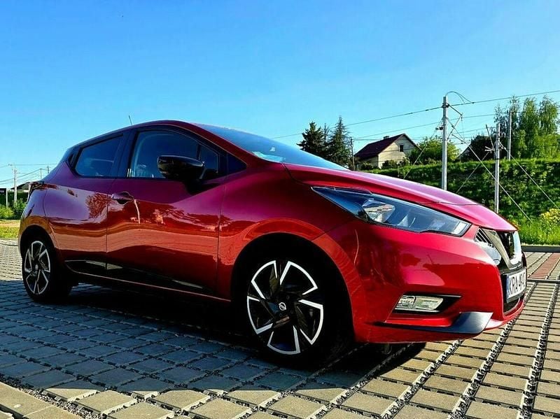 Czerwony Używany 2022 Nissan Micra Hatchback | 59 900 zł (Drogi) - Obraz 1/4