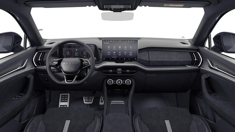 Szary graphite metalizowany Nowe 2026 Skoda Kodiaq SportLine SUV | 228 750 zł (Dobra cena) - Obraz 1/1