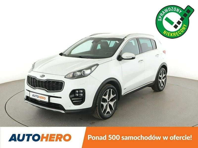 Biały Używany 2016 Kia Sportage GT-Line SUV | 66 500 zł (Uczciwa cena) - Obraz 1/3