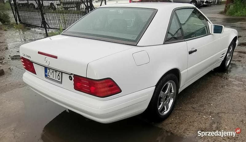 Biały Używany 1998 Mercedes SL500 Kabriolet | 36 900 zł - Obraz 1/4