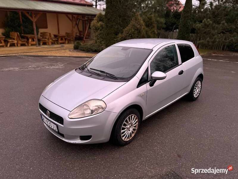 Srebrny Używany 2009 Fiat Punto Hatchback | 5900 zł - Obraz 1/4