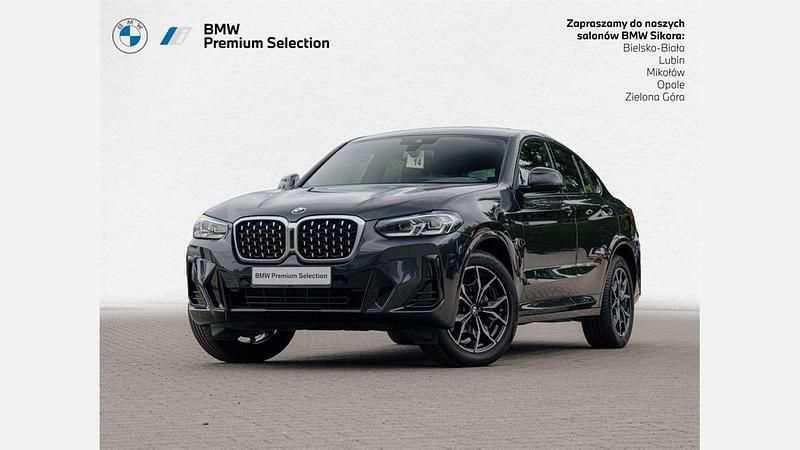 Szary sophisto z brylantowym połyskiem metalizowany Używany 2024 BMW X4 Shadowline SUV | 205 900 zł (Super Cena) - Obraz 1/3