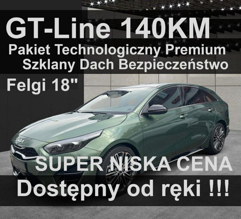 Używany Kia ProCeed GT-Line 140 KM (102 kW) 2024 Zielony Hatchback