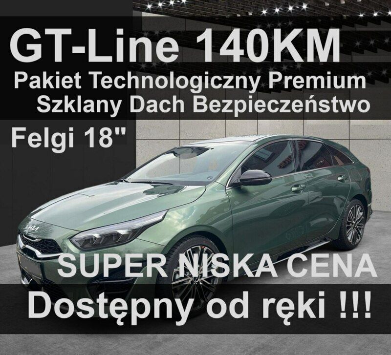 Zielony Nowe 2024 Kia ProCeed GT-Line Hatchback | 140 352 zł (Dość drogi) - Obraz 1/4