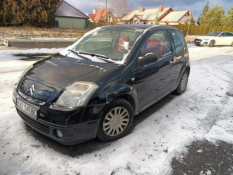 Czarny Używany 2005 Citroën C2 Hatchback | 1700 zł (Dobra cena) - Obraz 1/4