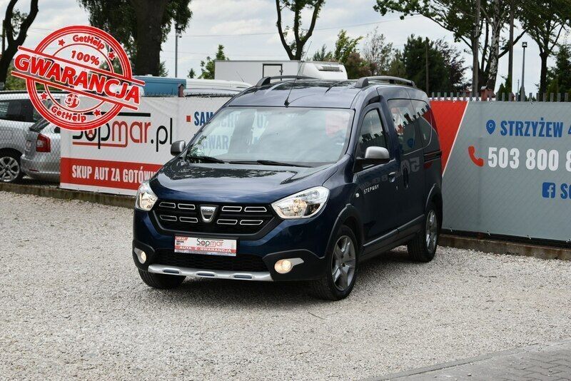 Granatowy Używany 2019 Dacia Dokker Stepway Van | 39 900 zł (Super Cena) - Obraz 1/4