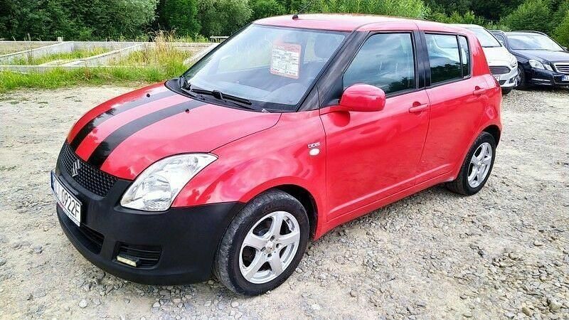 Czerwony Używany 2009 Suzuki Swift Hatchback | 10 800 zł - Obraz 1/4