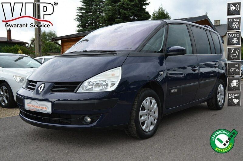Granatowy Używany 2006 Renault Espace Minivan | 12 900 zł - Obraz 1/4