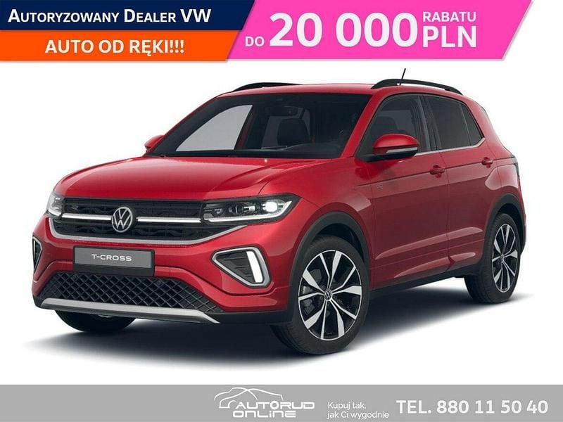 Czerwony (metalik) Nowe 2025 VW T-Cross SUV | 110 250 zł (Uczciwa cena) - Obraz 1/4