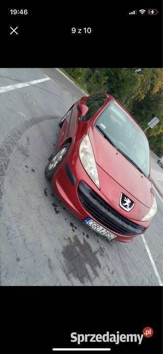 Używany Peugeot 207 2007 Czerwony Hatchback