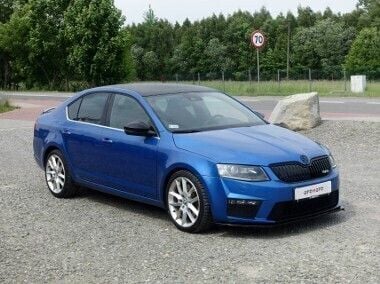 Niebieski Używany 2014 Skoda Octavia RS Hatchback | 47 800 zł (Super Cena) - Obraz 1/4