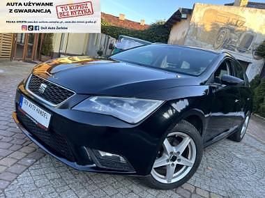 Czarny Używany 2015 Seat Leon Kombi | 29 999 zł (Uczciwa cena) - Obraz 1/4