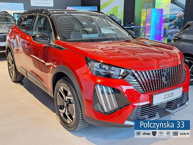 Nowe Peugeot 2008 145 KM (106 kW) 2025 Czerwony (metalik) SUV