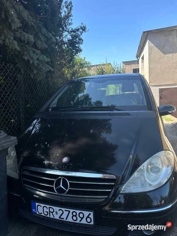 Czarny Używany 2006 Mercedes 180 Sedan/Limuzyna | 7000 zł - Obraz 1/4