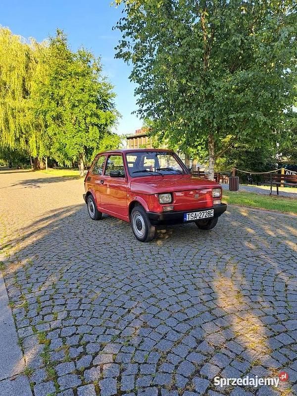 Czerwony Używany 1998 Fiat 126 Hatchback | 8999 zł (Uczciwa cena) - Obraz 1/4