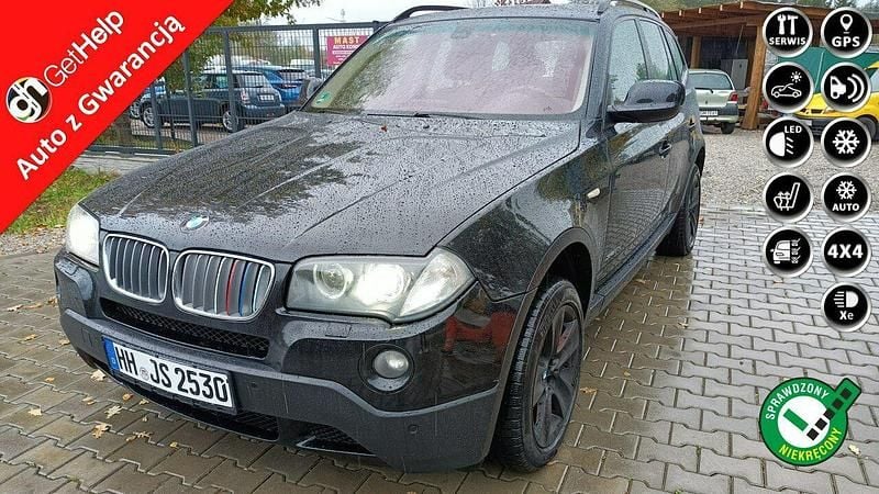 Czarny Używany 2009 BMW X3 Exclusive SUV | 24 900 zł (Uczciwa cena) - Obraz 1/4