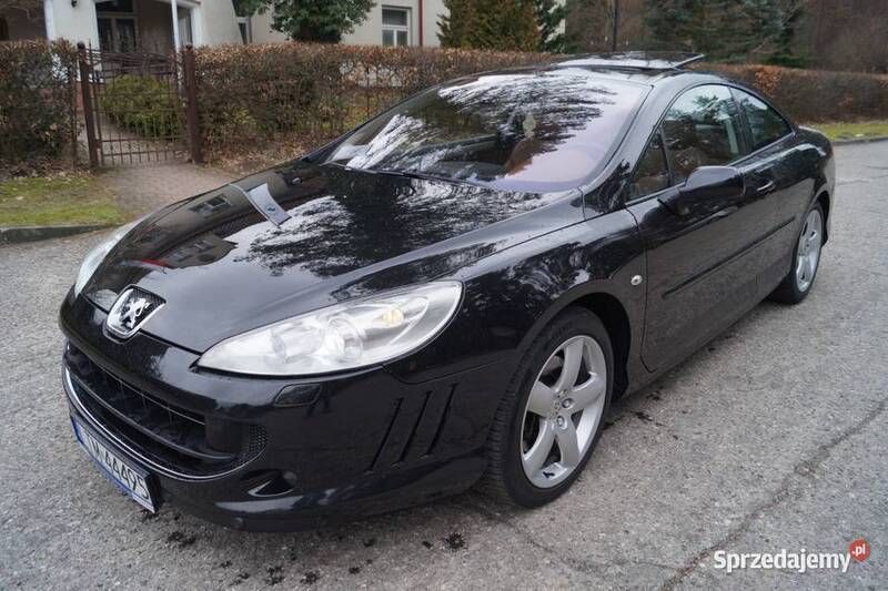 Czarny Używany 2007 Peugeot 407 Coupe Coupe | 19 900 zł - Obraz 1/4
