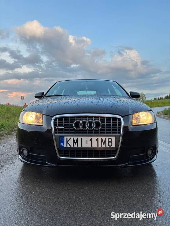 Czarny Używany 2008 Audi A3 Hatchback | 20 500 zł (Dość drogi) - Obraz 1/4