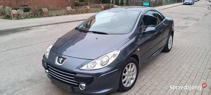 Grafitowy Używany 2007 Peugeot 307 CC Kabriolet | 3900 zł - Obraz 1/4