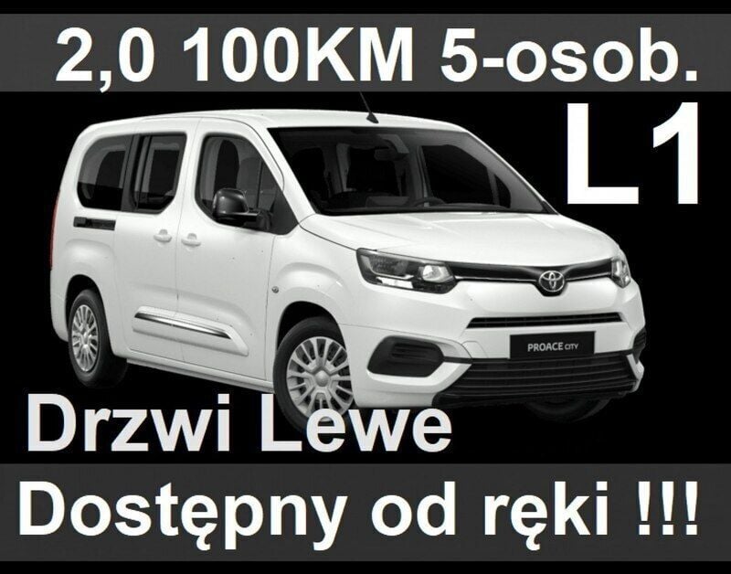 Biały Używany 2023 Toyota Proace Verso Business Edition Kombi | 96 900 zł - Obraz 1/2