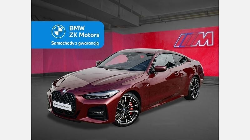 Czerwony aventurine bmw individual metalizowany Używany 2023 BMW 430 Shadowline Coupe | 224 900 zł - Obraz 1/3
