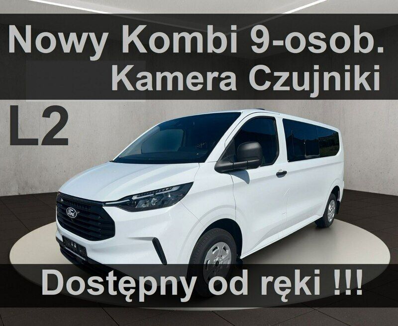 Biały Nowe 2024 Ford Transit Custom Trend Kombi | 181 671 zł - Obraz 1/4