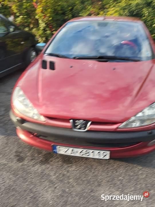 Bordowy Używany 2002 Peugeot 206 CC Kabriolet | 3600 zł (Dobra cena) - Obraz 1/4
