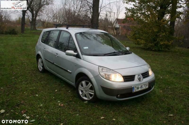 Srebrny (metalik, perła) Używany 2004 Renault Scénic II Minivan | 7800 zł (Drogi) - Obraz 1/4