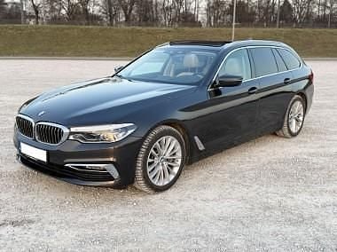 Szary Używany 2018 BMW 530 Luxury Line Kombi | 109 000 zł (Dobra cena) - Obraz 1/4