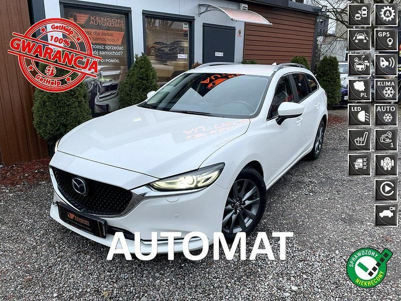 Biały (metalik, perła) Używany 2019 Mazda 6 Kombi | 64 900 zł (Uczciwa cena) - Obraz 1/4